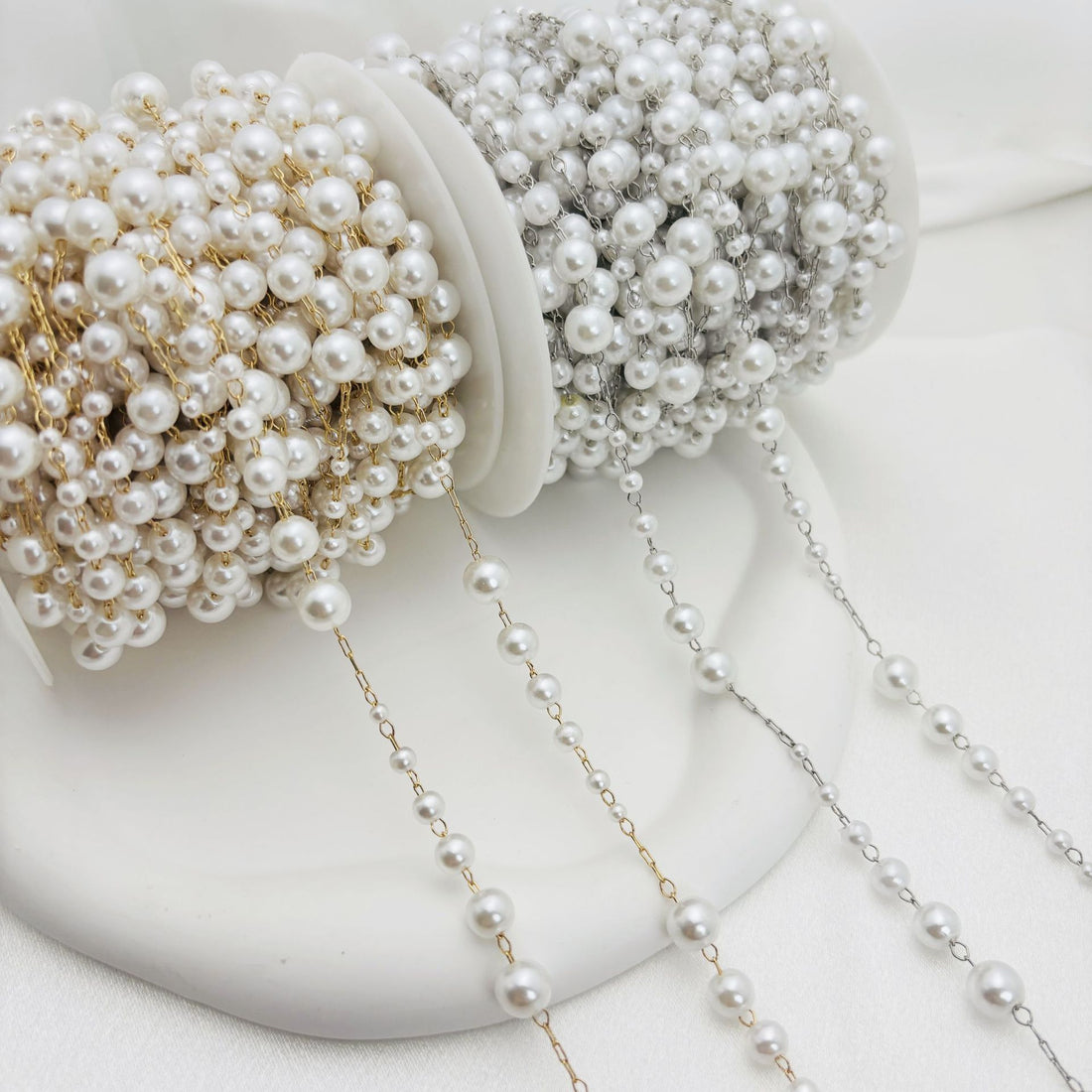DIY Starry Pearl Chain Versatile Accessory for Earrings Hairpin and Eyeglass Chain