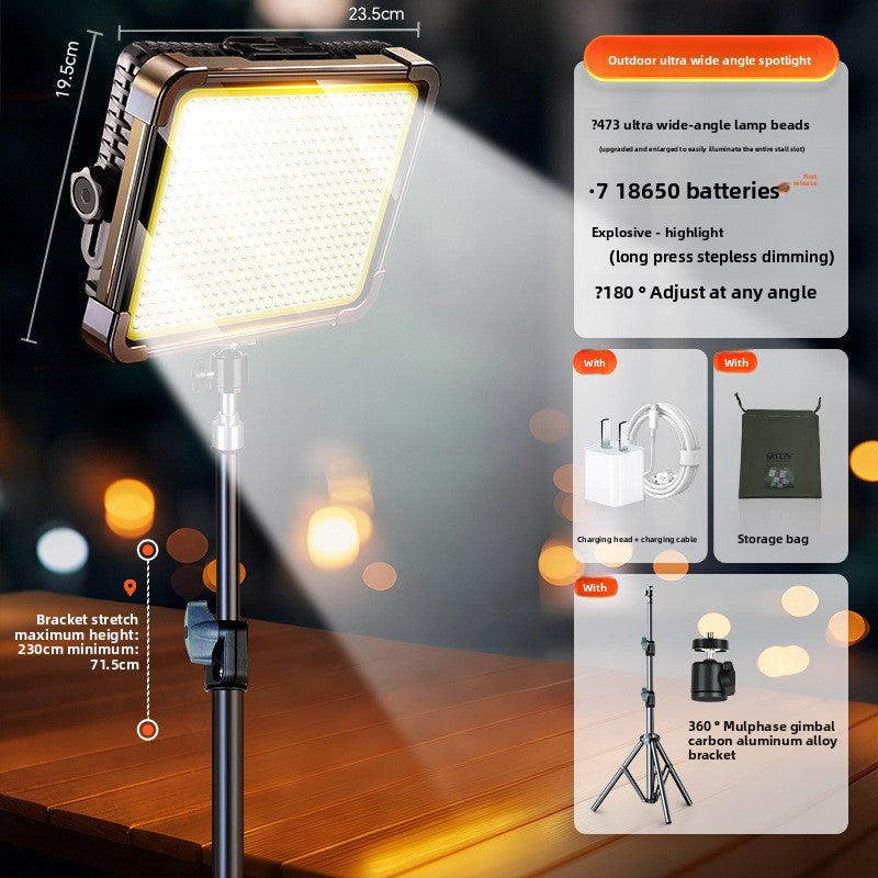 Rechargeable lighting lamps, street lamps, night market lamps