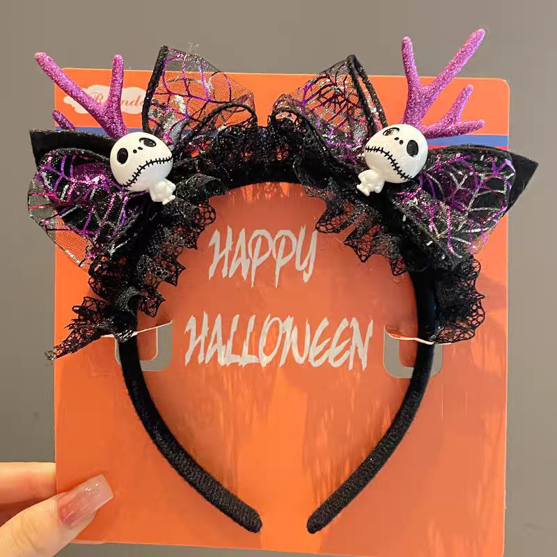 Halloween Hairband Hairpin Deviruchi Pumpkin Headband