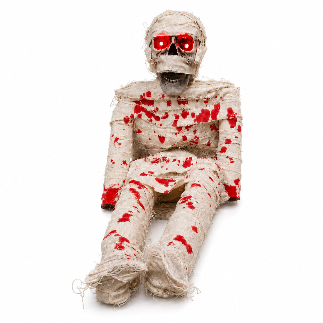 Sound Controlled Sitting Corpse Halloween Prop
