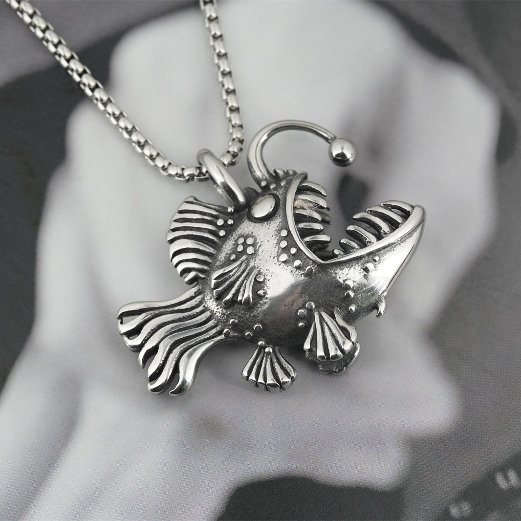 Deep sea lantern fish pendant
