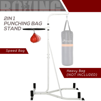 2-in-1 Adjustable Punching Bag Stand4
