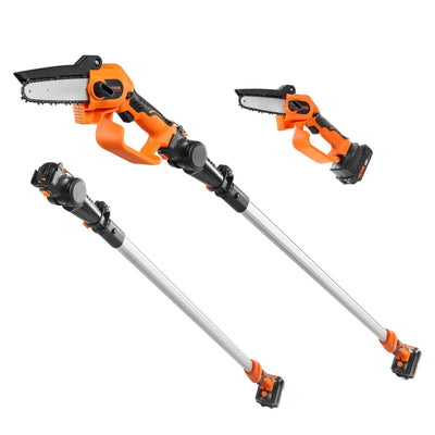 2-in-1 Cordless Pole Chainsaw Kit