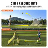 2-in-1 Soccer Rebounder Training Net lifestyle use