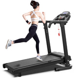 Foldable 2.5HP smart walking treadmill for home