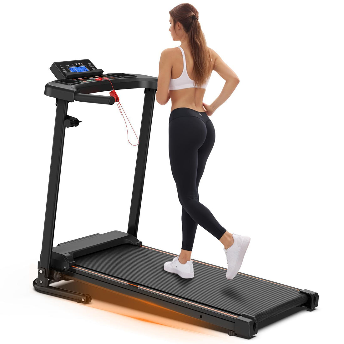 Smart treadmill anti-slip belt and running surface