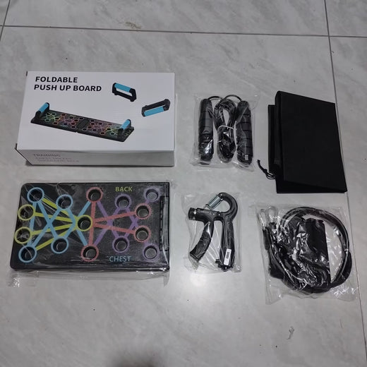 Multifunctional Foldable Push Up Training Board with Accessories