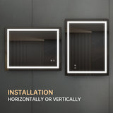 LED Bathroom Wall Mounted Vanity Mirror