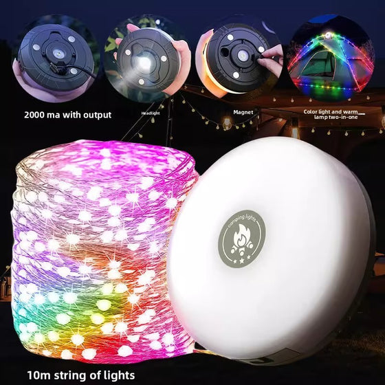 Rechargeable Outdoor Camping LED String Lights Camping & Hiking product image 3