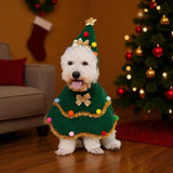 Dog Christmas Cape Clothing