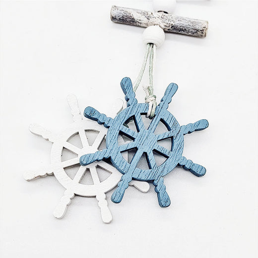 Ocean Series Wooden Fish Pendant Home Decoration