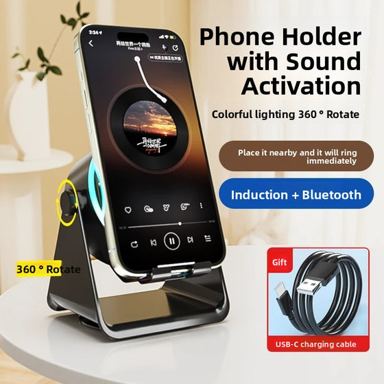 4-in-1 Wireless Induction Bluetooth Speaker