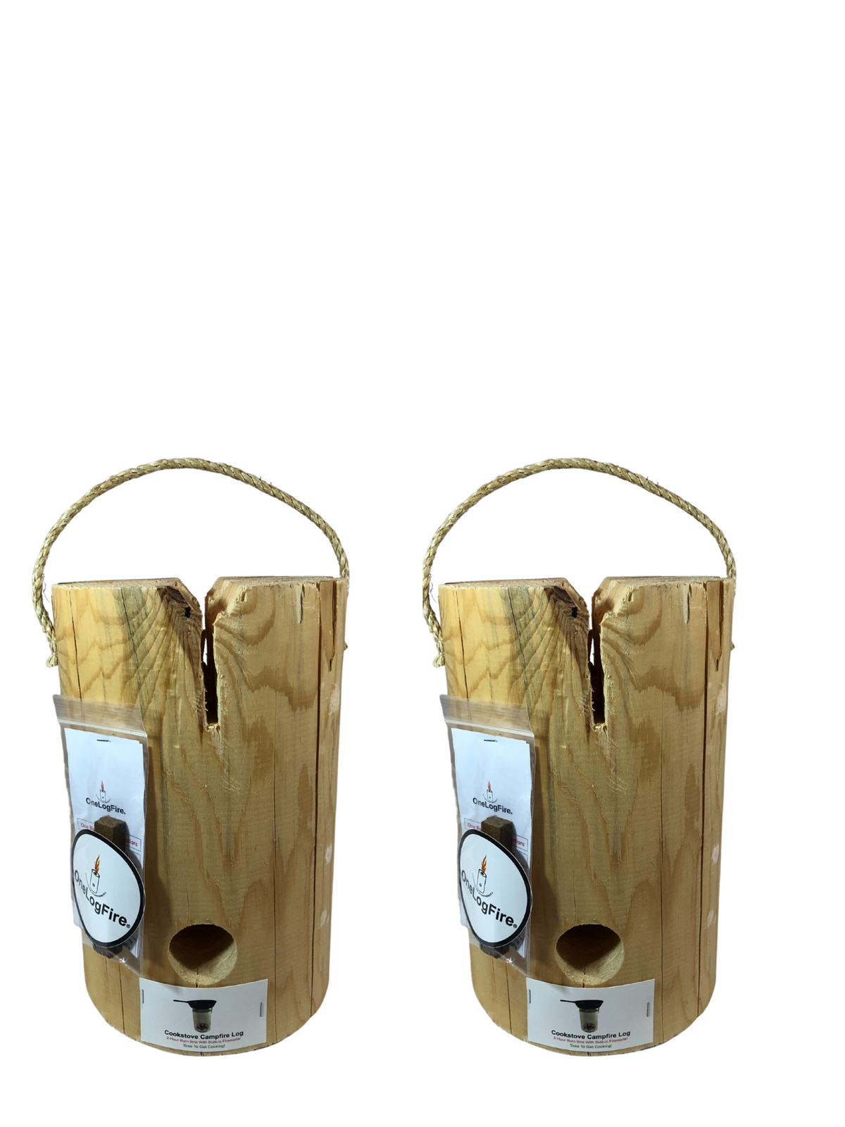 OneLogFire Cookstove Campfire Log
