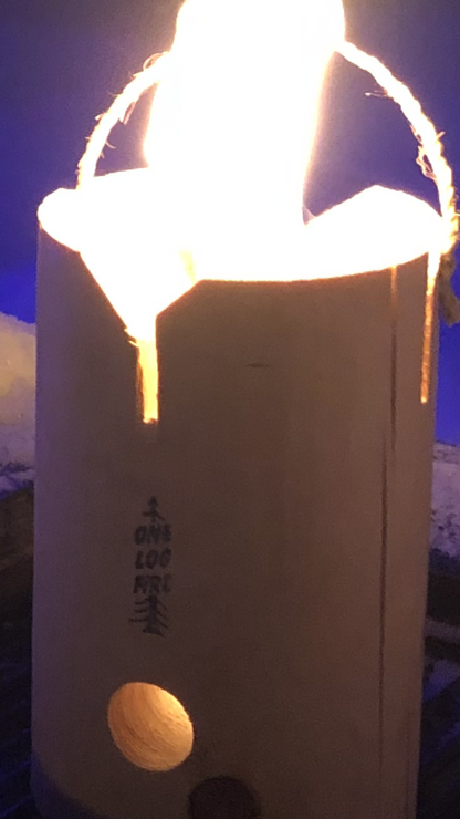 OneLogFire Cookstove Campfire Log