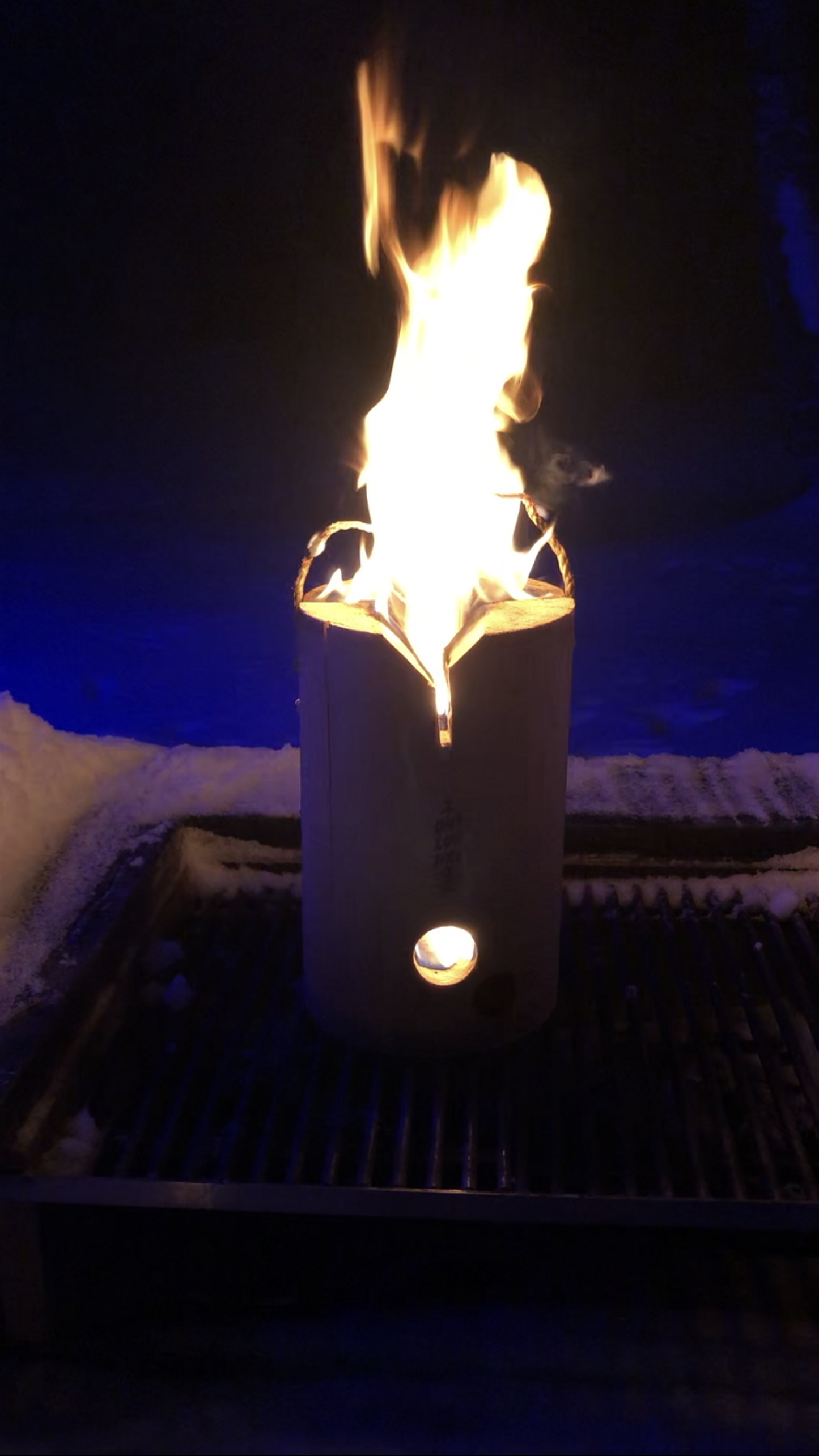 OneLogFire Cookstove Campfire Log