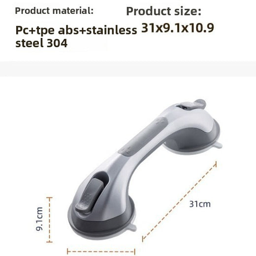 Bathroom Anti-Slip Support Handle with Suction Cups