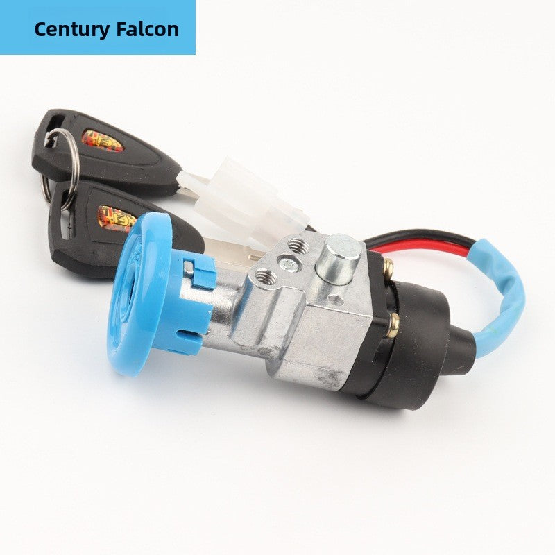 Aluminum Electric Vehicle Power Lock Key Switch with Multiple Key Types