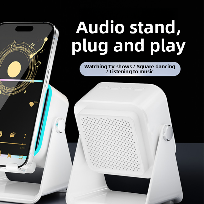 Portable Bluetooth Stand Speaker with Subwoofer