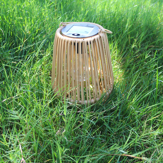Solar-powered wicker lamp Garden & Outdoor product image 2