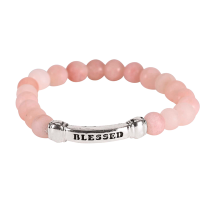 Blessed Red Aventurine Gemstone Stretch Bracelet