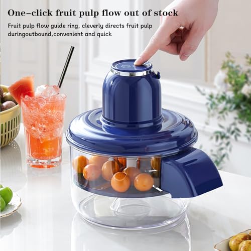 Electric garlic peeler peeling garlic cloves in the food-safe chamber