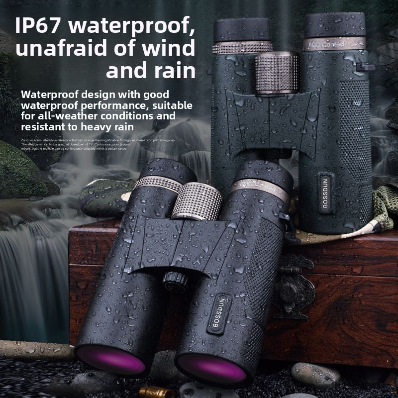ED12X42 High Power Binoculars with Night Vision and Waterproof Feature