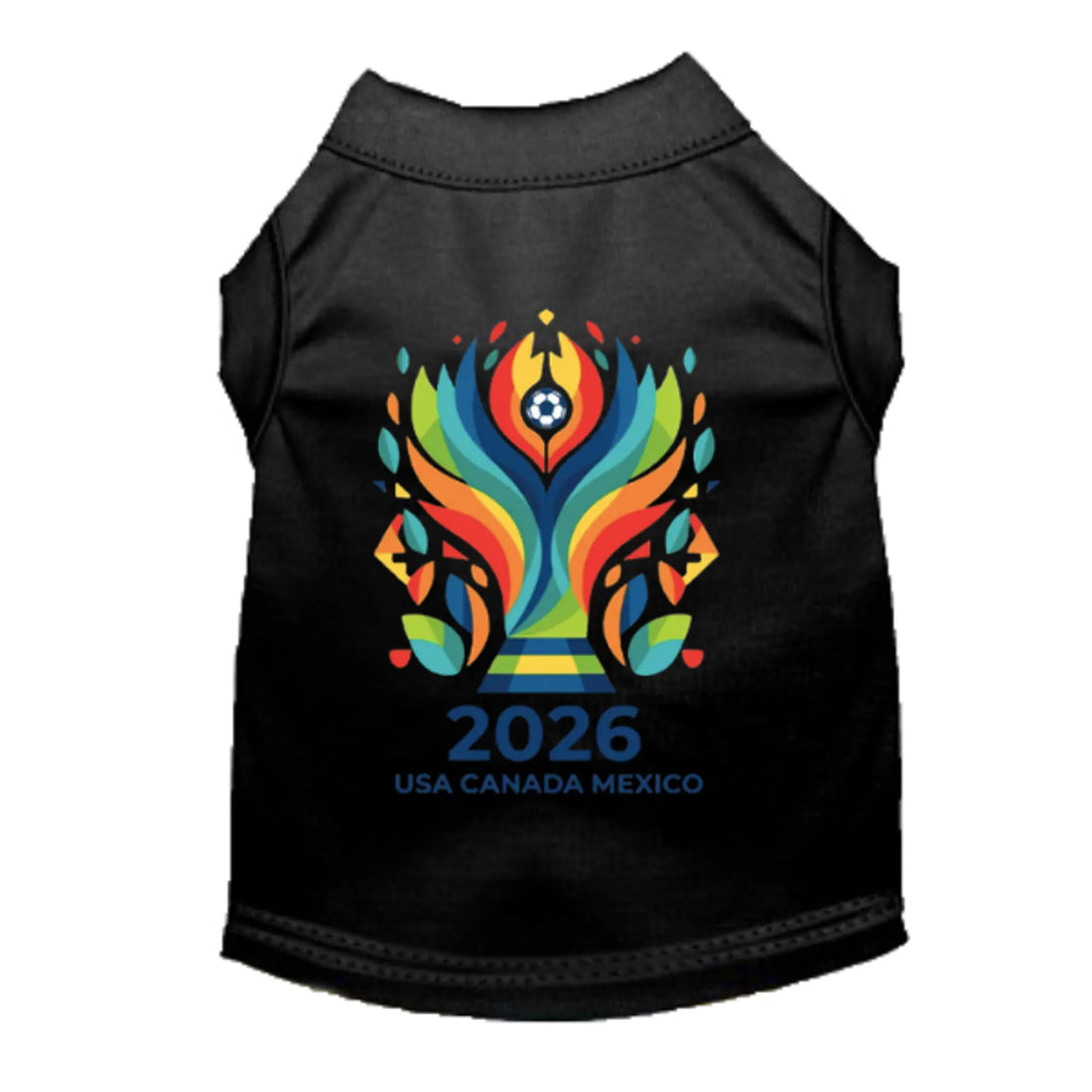 The Global Goal dog tee, size option 3 detail