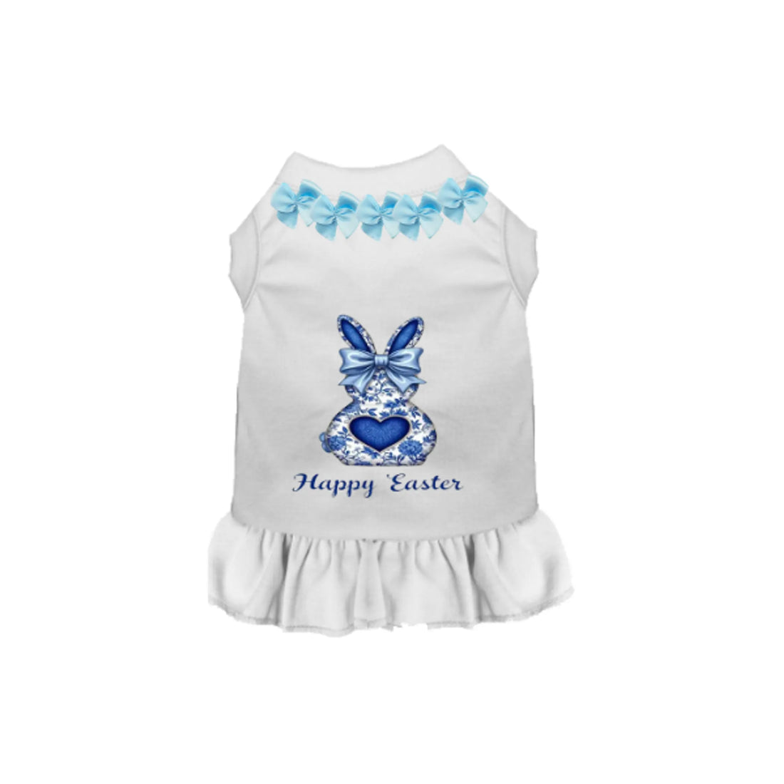 Blue Chinoiserie Easter Dress