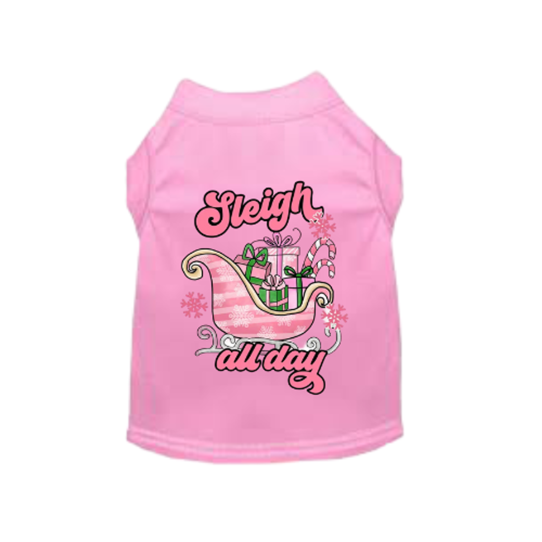 Sleigh All Day Dog Shirt
