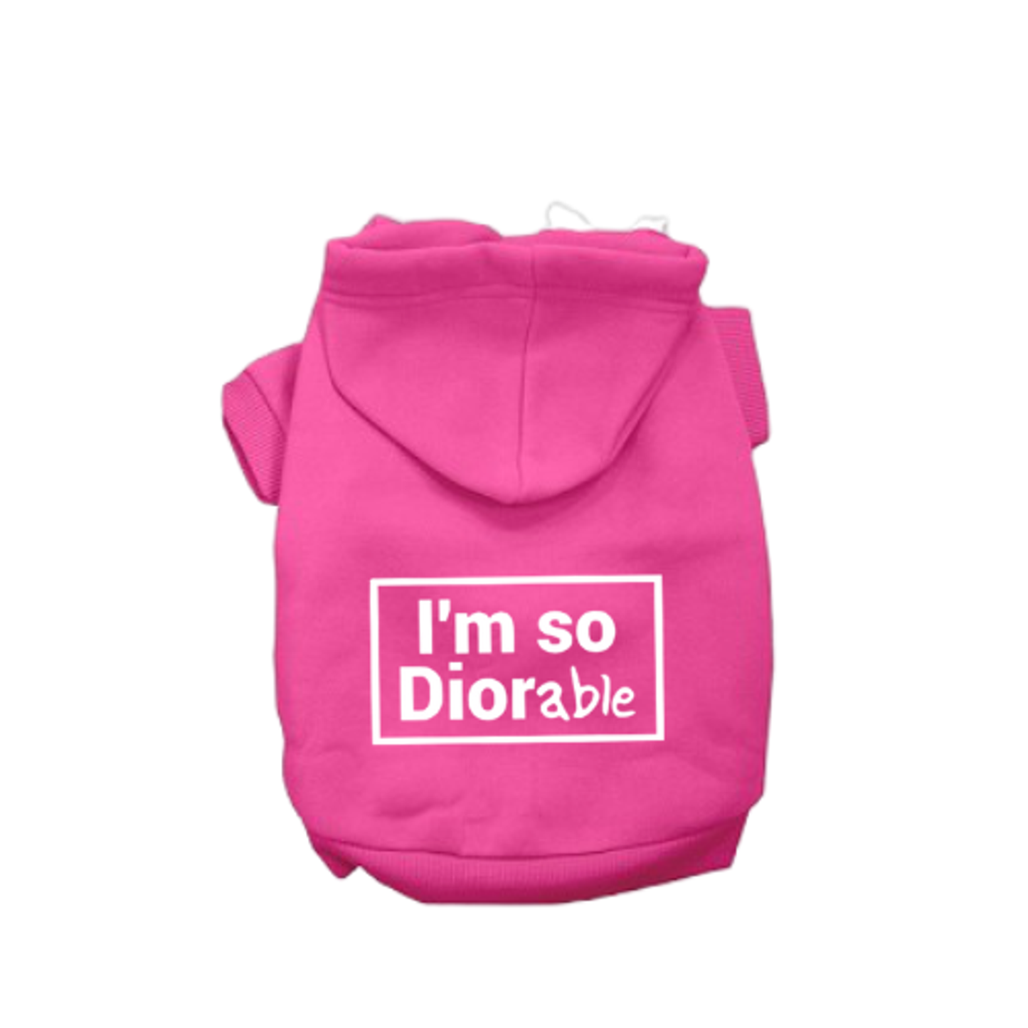 Dior-able Dog Hoodie