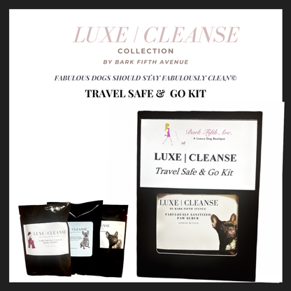 Luxe Cleanse Travel Safe & Go Dog Grooming Kit