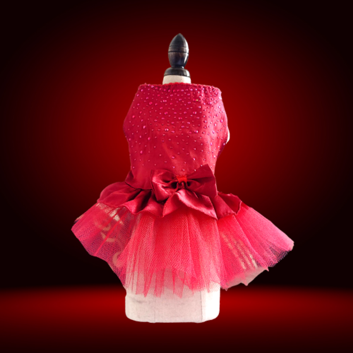 Luxurious Sequin Holiday Dog Dress