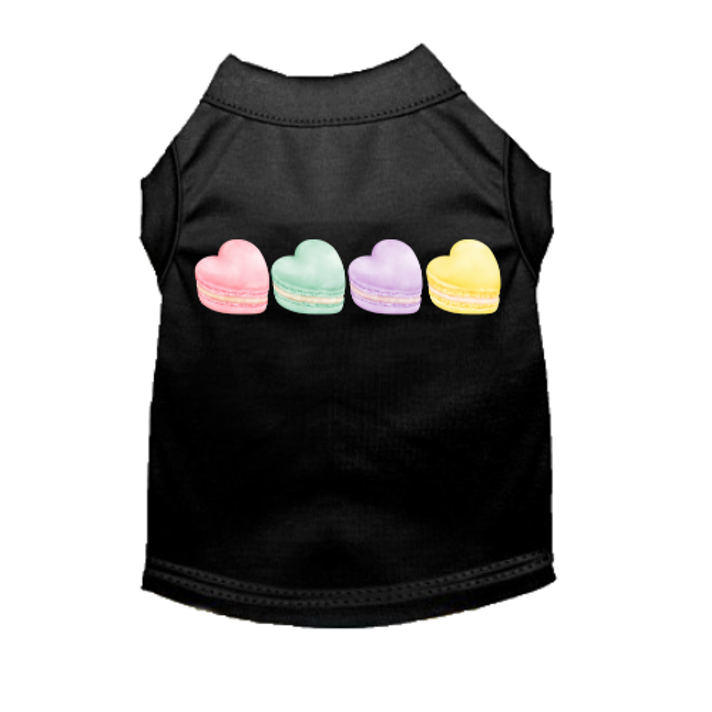Macaroon Hearts Dog Dress & Shirt