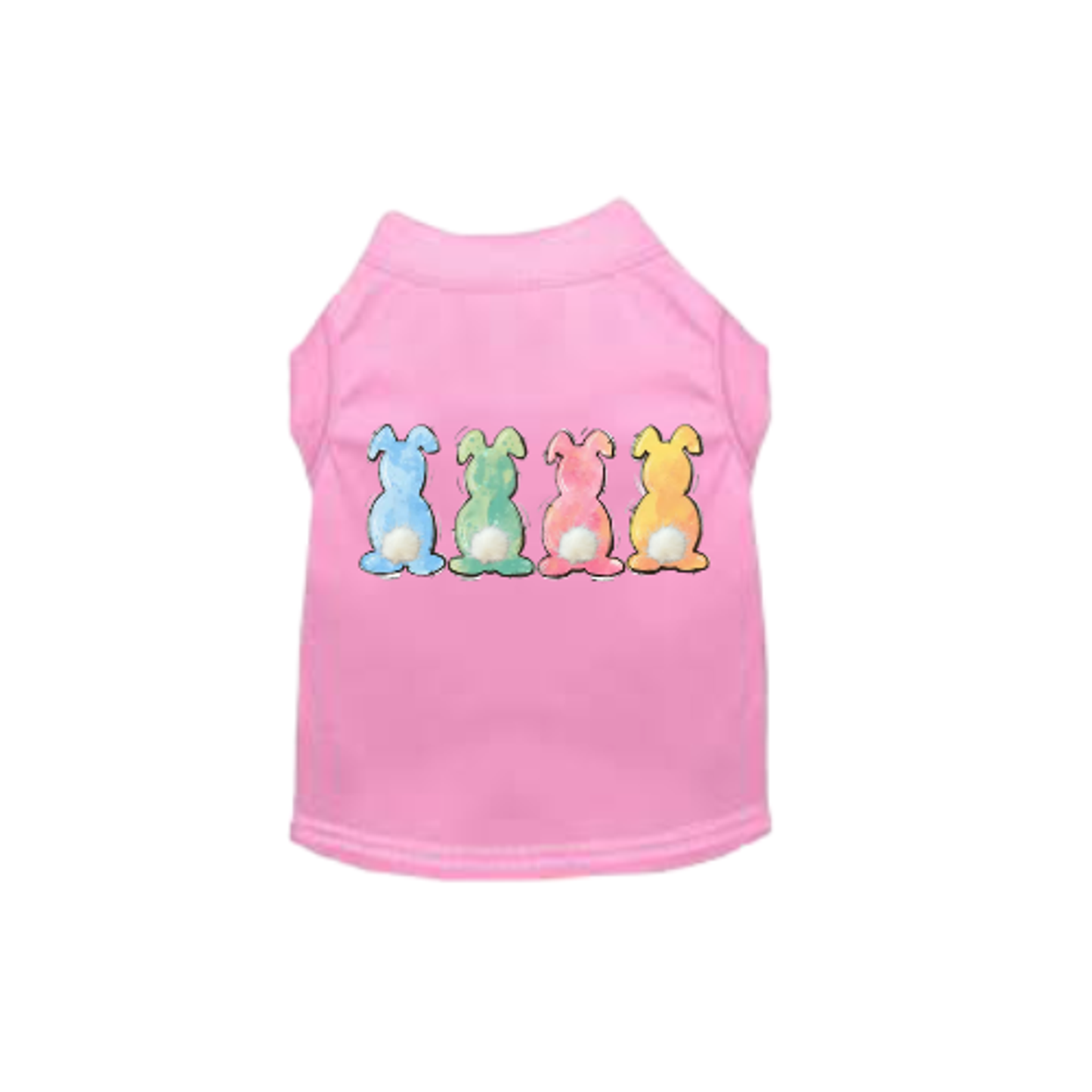 Mink PomPom Bunny Tail Dog Dress & Shirt