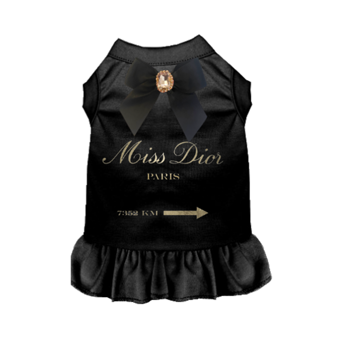 Miss Dior Bow Dog Dress
