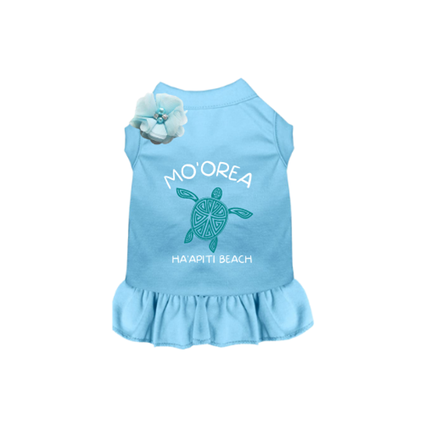 Mo'orea Ha'apiti Beach Dog Dress and Shirt