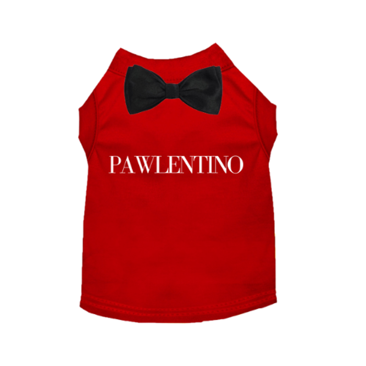 Mr. and Miss Pawlentino Dog Tee and Dress
