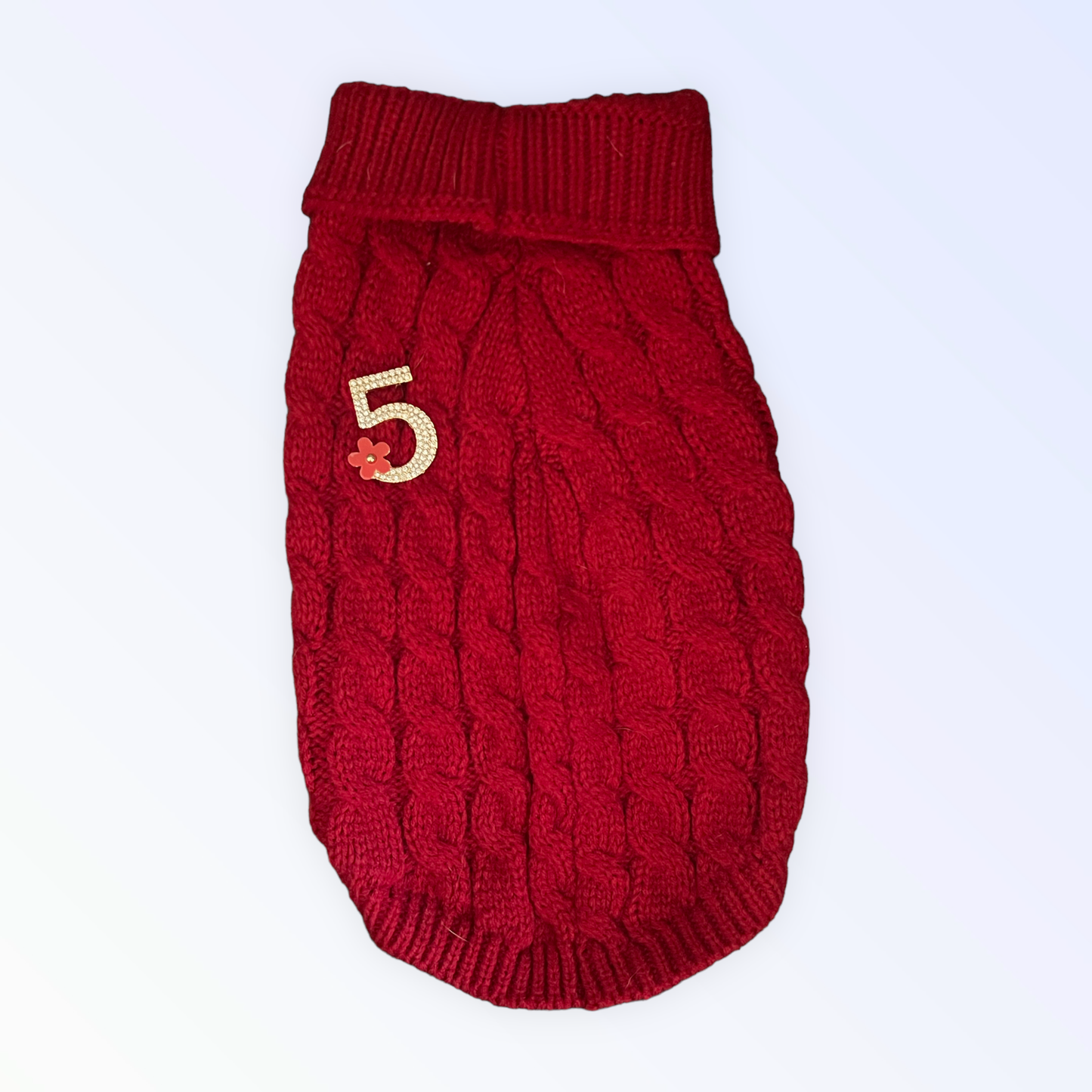 My Cozy No. 5 Knit Dog Sweater