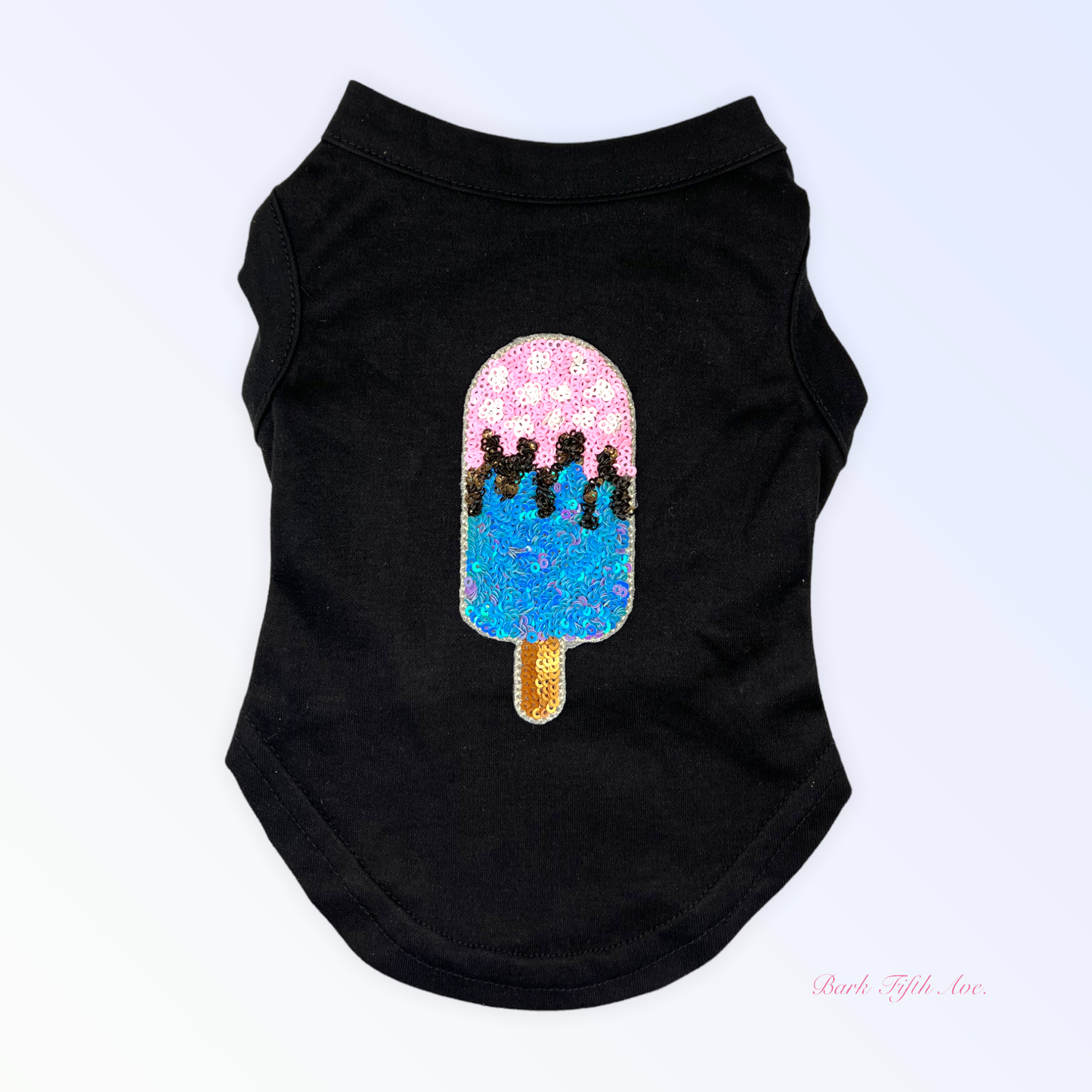 My Favorite Summer Treats Blue Ice Cream Dog Dress and Tee
