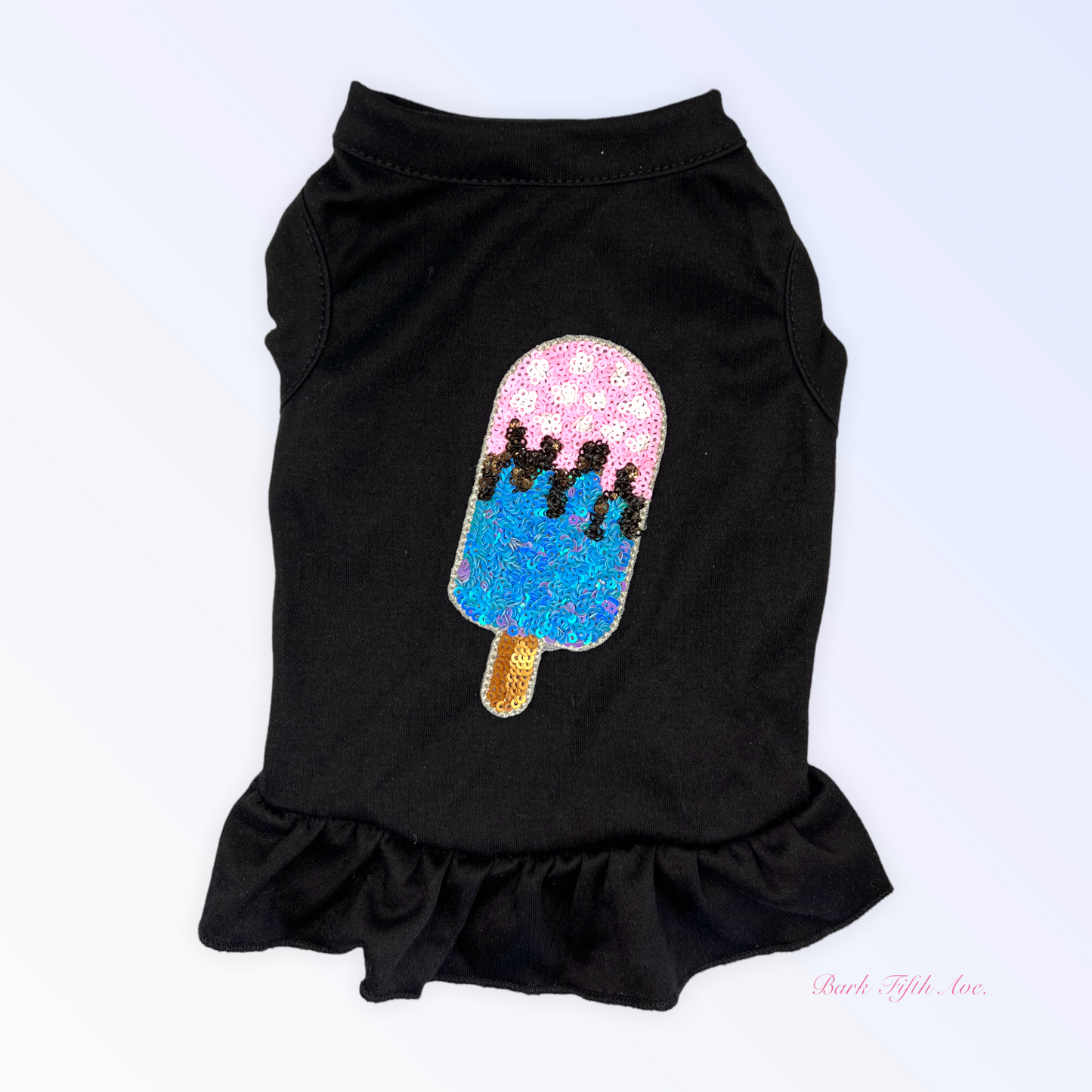 My Favorite Summer Treats Blue Ice Cream Dog Dress and Tee
