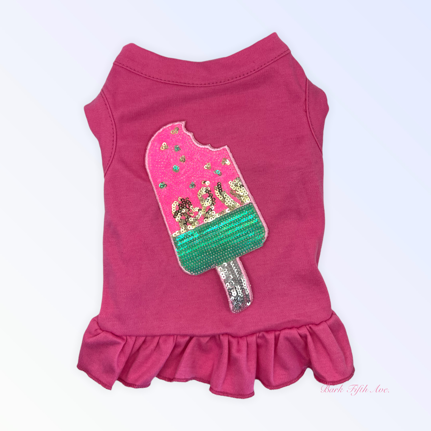 My Favorite Summer Treats Pink Ice Cream Dog Dress and Tee