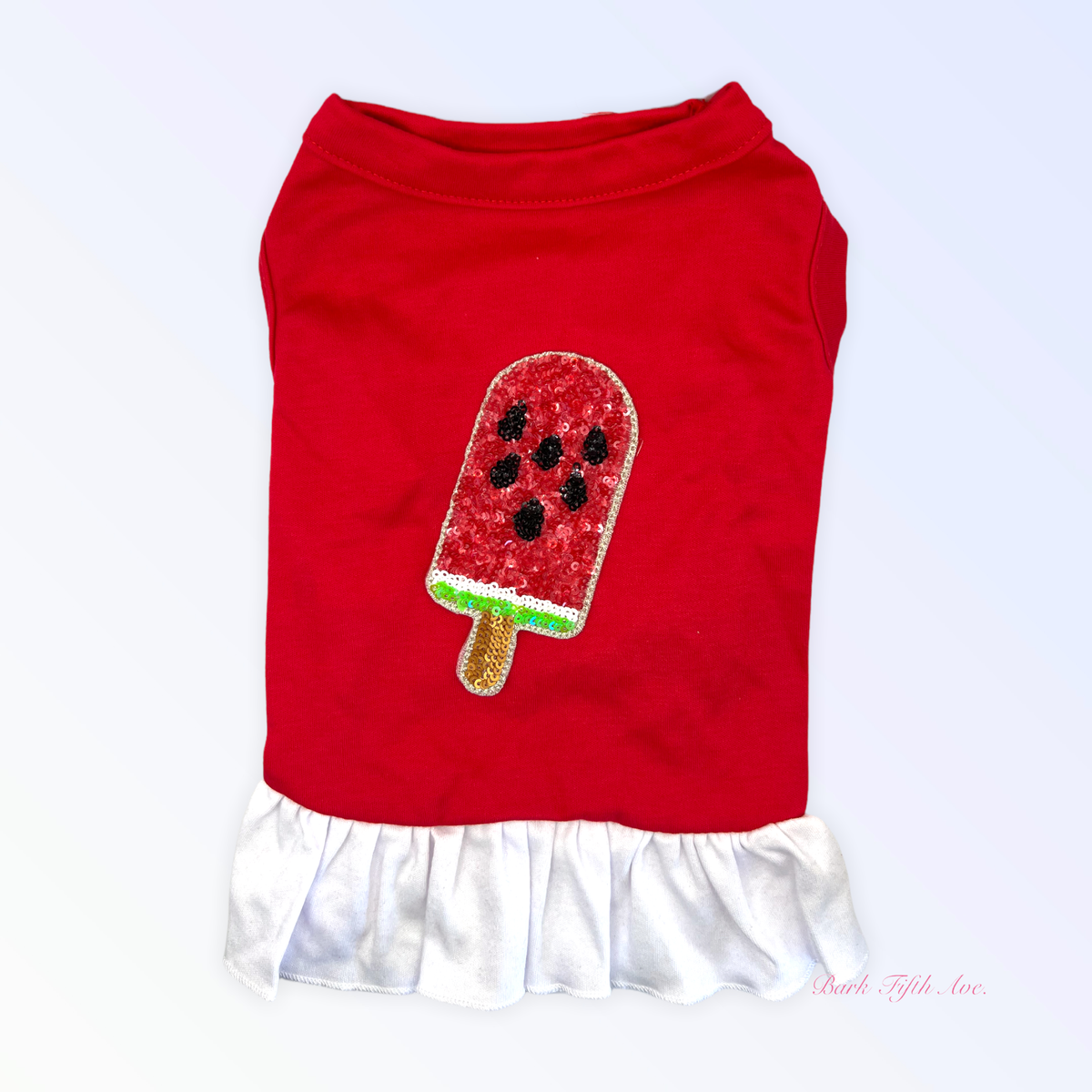 My Favorite Summer Treats Watermelon Dog Dress and Tee