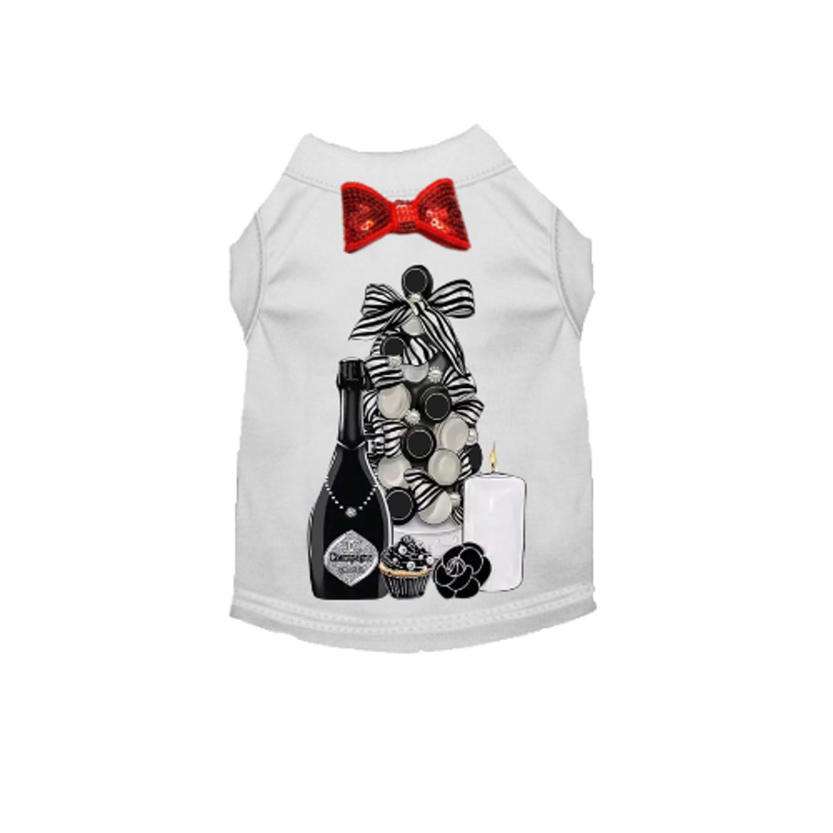 My Favorite Things Under the Tree Dog Dress and Tee