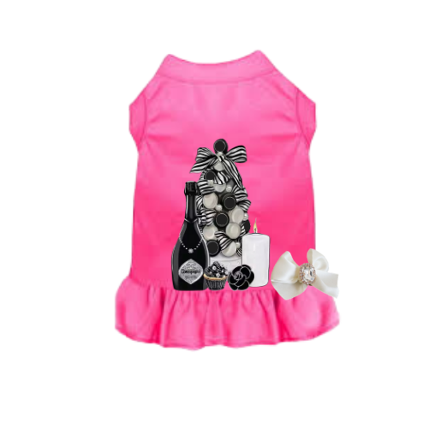 My Favorite Things Under the Tree Dog Dress and Tee