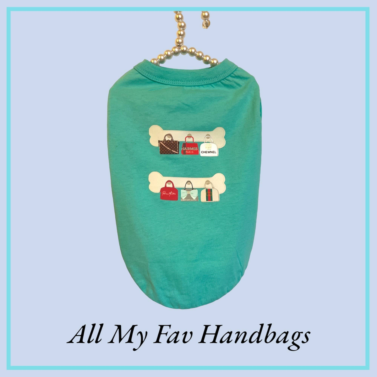 Bark Fifth Avenue All My Fav Handbags Dog Tee