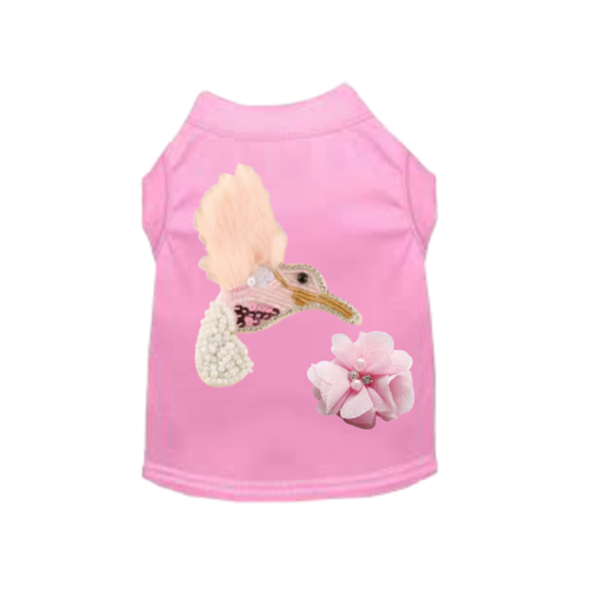 My Furry Hummingbird Dog Dress and Tee