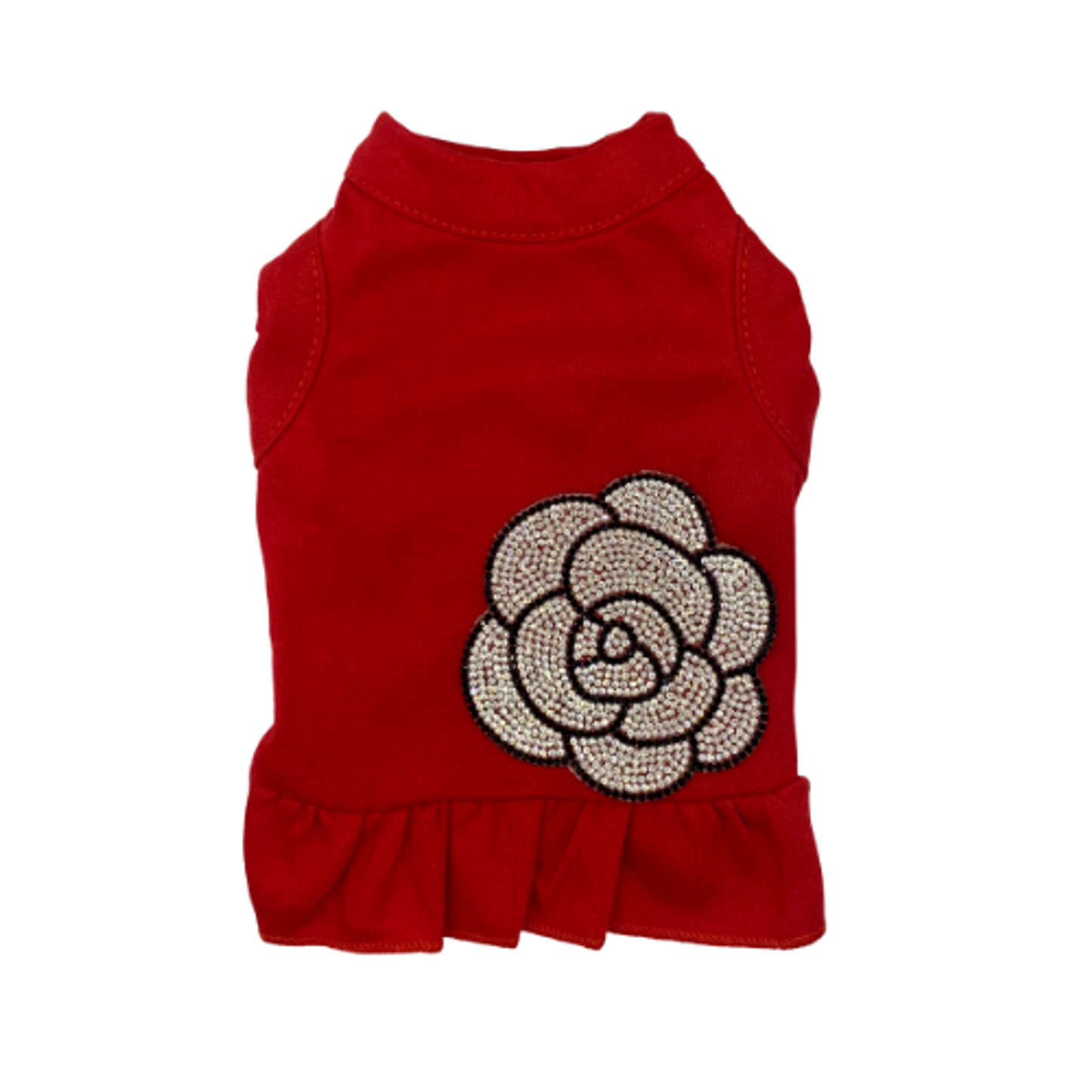 My Glam Camellia Dog Dress and Tee