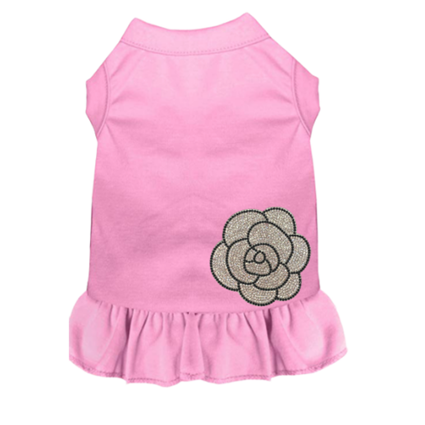 My Glam Camellia Dog Dress and Tee