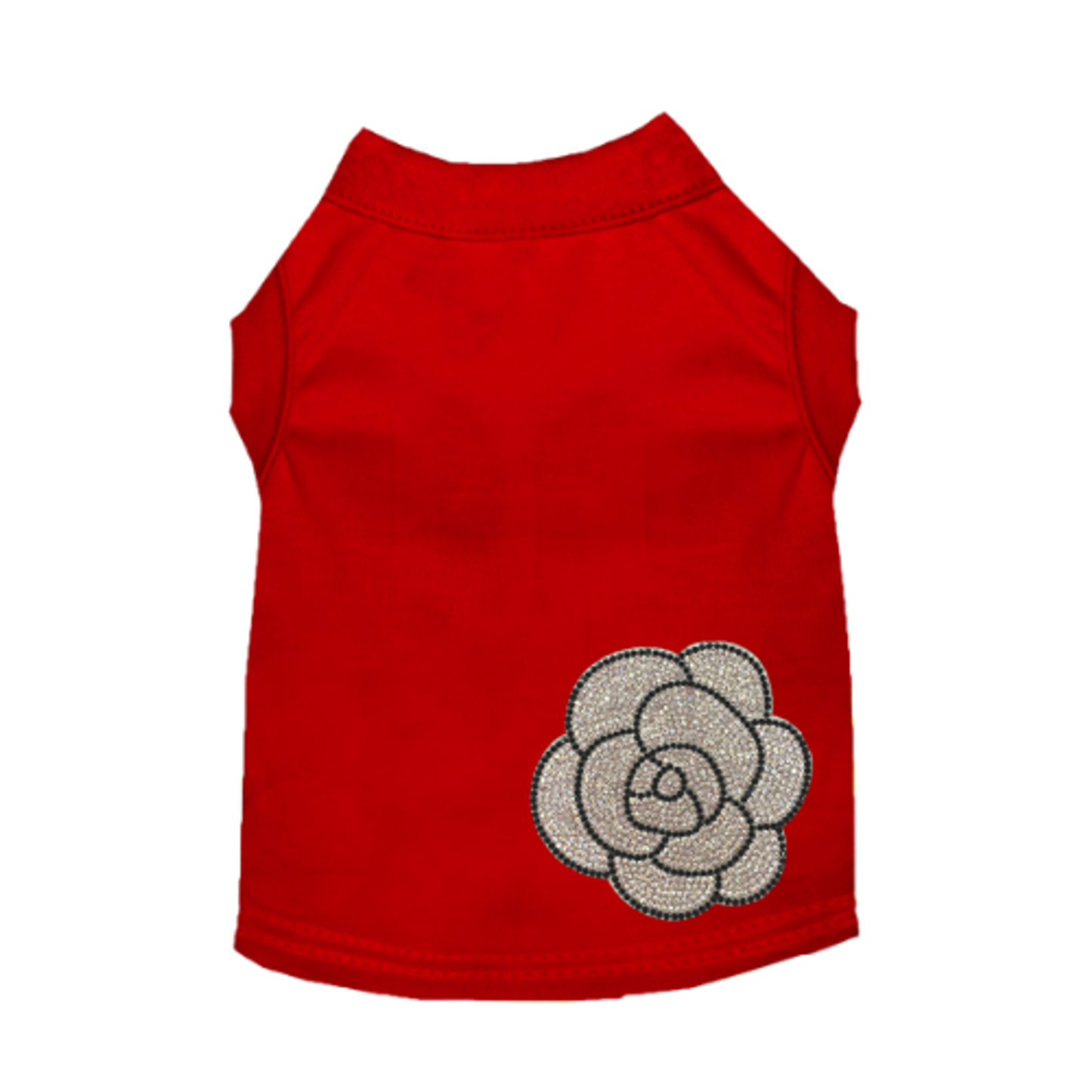 My Glam Camellia Dog Dress and Tee