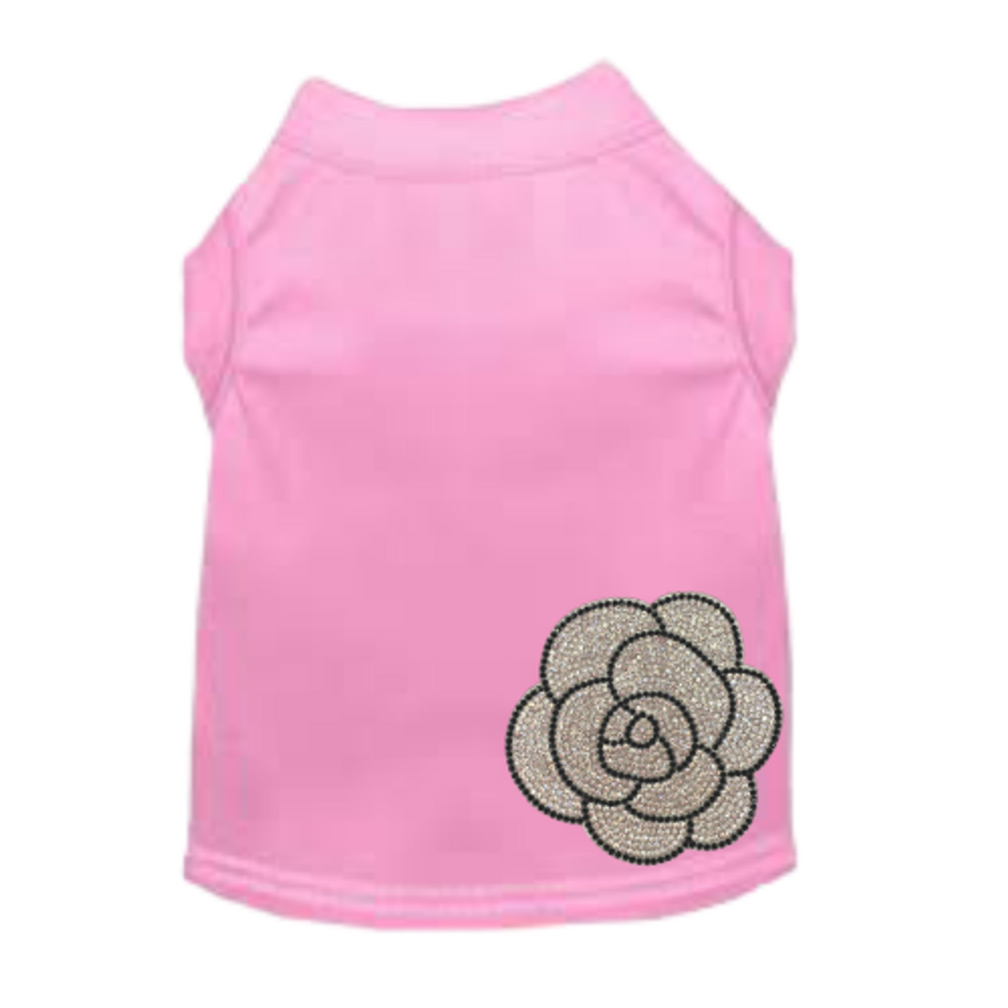 My Glam Camellia Dog Dress and Tee